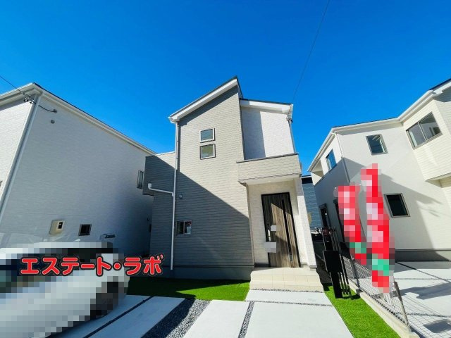 岡崎市矢作町　新築分譲住宅　全3棟　2号棟の外観|●完成物件の内覧受付中。
お気軽にお問合せください♪