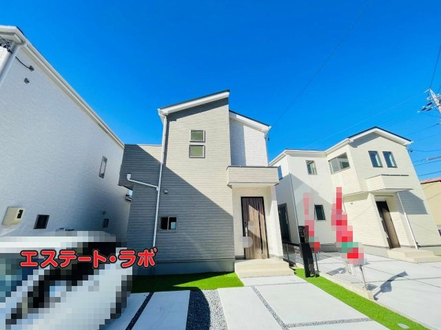岡崎市矢作町　新築分譲住宅　全3棟　2号棟の外観|●完成物件の内覧受付中。
お気軽にお問合せください♪