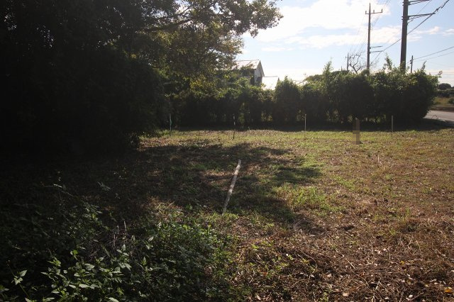 小山市犬塚の外観|敷地内北側から南に向かって撮影（2025年10月撮影）