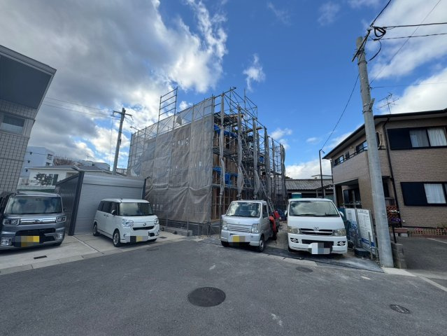 Adoble+アドブル＋小倉南区蜷田若園2丁目4期　【小倉南区　新築戸建て】の外観|現地撮影2025,12,12　Adoble+アドブル＋小倉南区蜷田若園2丁目4期　【小倉南区　新築戸建て】