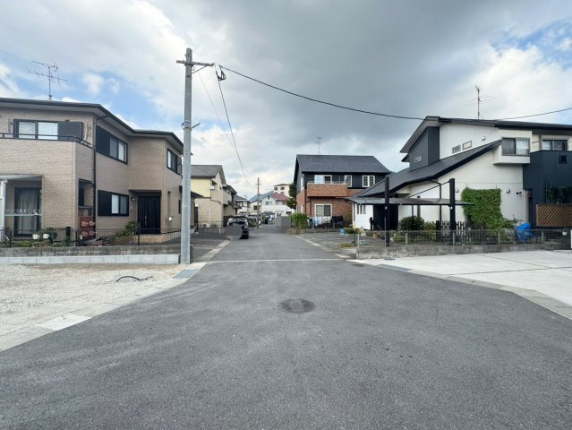 Adoble+アドブル＋小倉南区蜷田若園2丁目4期　【小倉南区　新築戸建て】の前面道路含む現地写真|現地撮影　2025,9,16　Adoble+アドブル＋小倉南区蜷田若園2丁目4期　【小倉南区　新築戸建て】