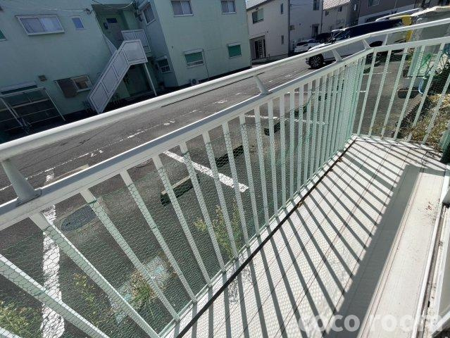 グリーンハイツ萩原　B棟のバルコニー