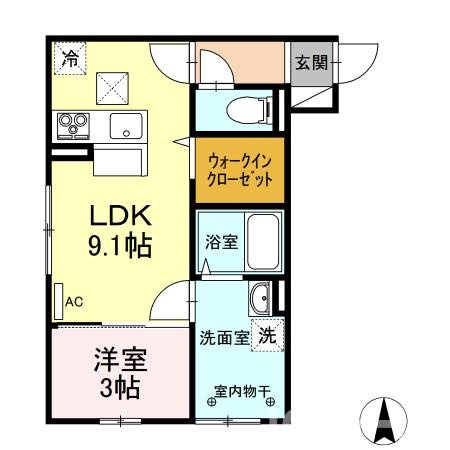 セレーノ リリー の間取り