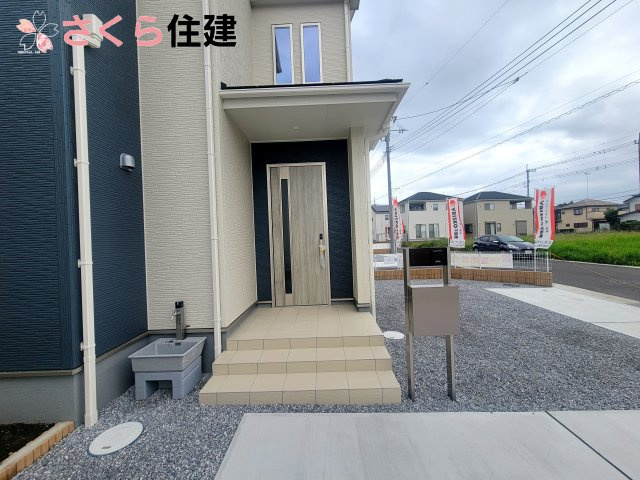 千渡第8期　6号棟の玄関|モニター付きインターフォンで来客の際も安心です◎