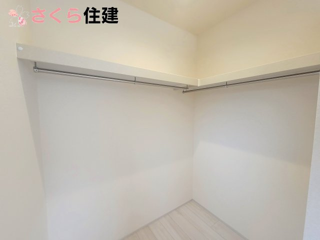 千渡第8期　6号棟の収納|２階洋室　ウォークインクローゼット