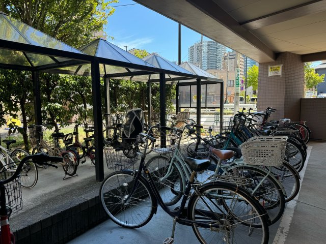 キャッスルマンション小岩の駐輪場