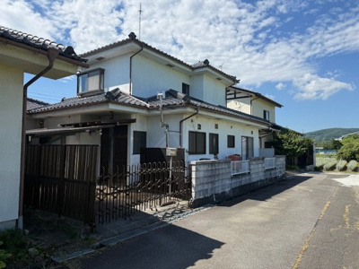 【前面道路含む現地写真】 | 佐久市鍛冶屋中古住宅