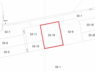 【区画図】 | 佐久市鍛冶屋中古住宅