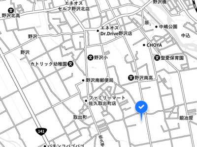 【地図】 | 佐久市鍛冶屋中古住宅