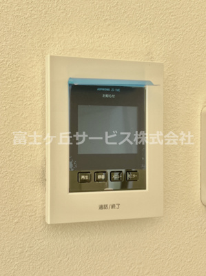 【セキュリティ】 | 沼津市本郷町 新築一戸建て | TVモニター付きインターフォンです