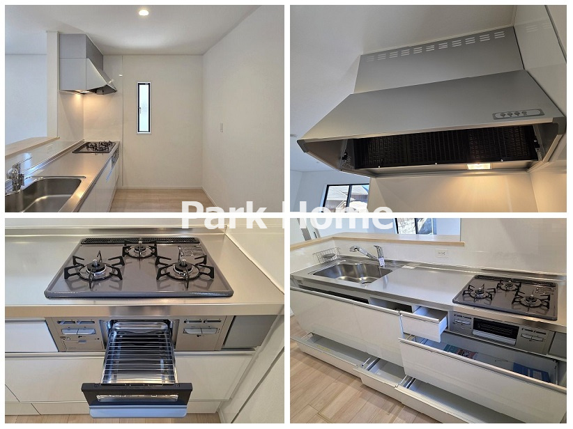 高知市前里 -第１・2号棟- 新築戸建てのキッチン