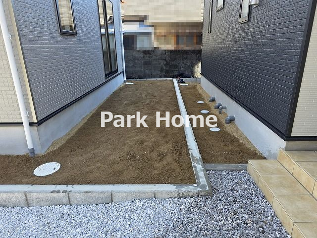 高知市前里 -第１・2号棟- 新築戸建ての庭|2025.12月