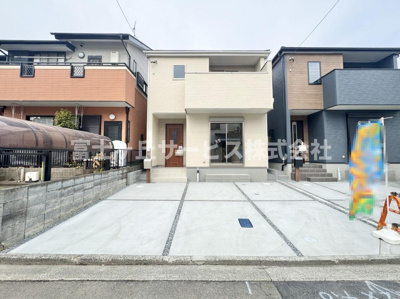 【外観】 | 静岡市葵区瀬名中央2丁目 新築一戸建て 1号棟 | 物件の外観です