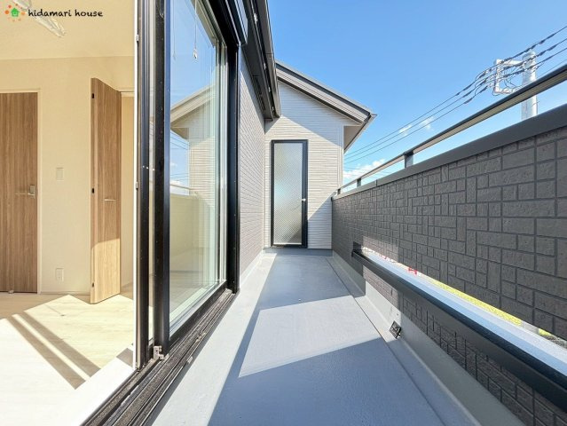 上尾市久保　新築戸建　ブルーミングガーデン01のバルコニー