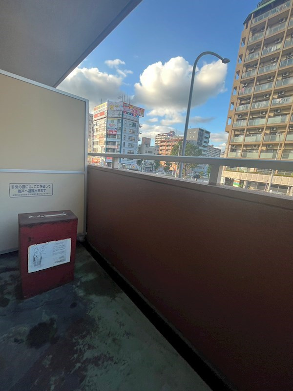 きさらぎコーポのバルコニー|広々としたバルコニーです