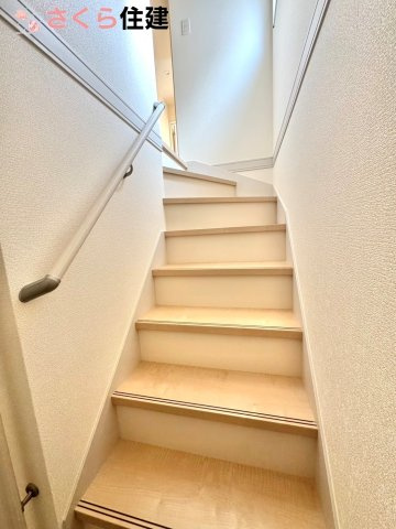 リーブルガーデン宇都宮今宮第5　　3号棟のその他|あると便利！手すり！！階段を昇り降りの際転落防止にもなります。