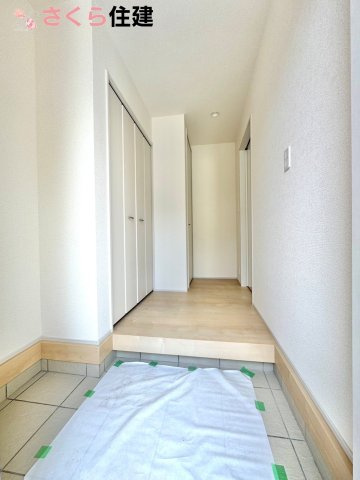 リーブルガーデン宇都宮今宮第5　　3号棟の玄関