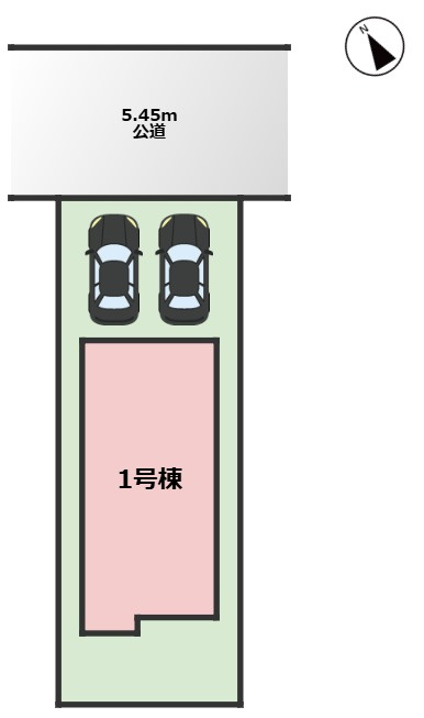 MIRASUMO東区大幸412①｜名古屋市の戸建ならホームアップの区画図