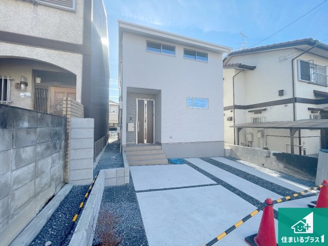 京都市伏見区醍醐柿原町　第1期　新築一戸建ての外観|お客様に長く安心して住んでいだだける事にこだわった家づくり！住んでからのアフターサービスにもしっかりと取り組んでいます！