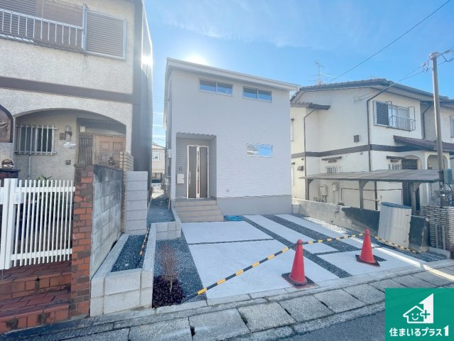 京都市伏見区醍醐柿原町　第1期　新築一戸建ての外観|お客様に長く安心して住んでいだだける事にこだわった家づくり！住んでからのアフターサービスにもしっかりと取り組んでいます！