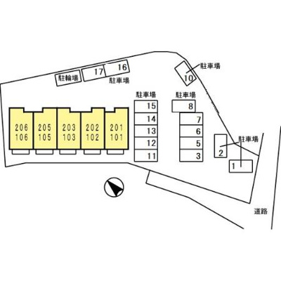 【区画図】 | セジュールⅡ