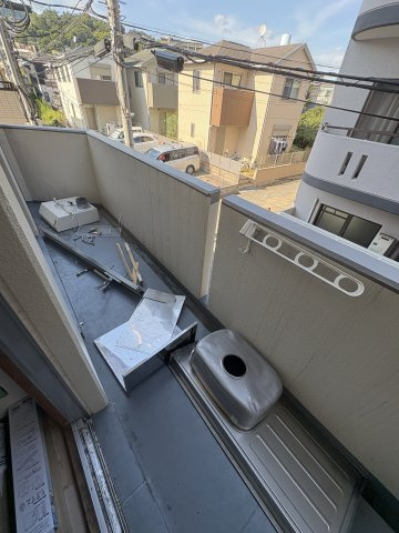 シャルマン西代のバルコニー