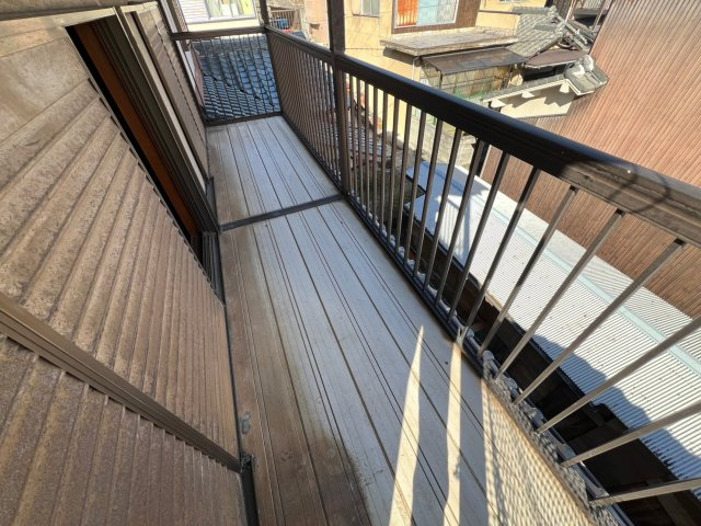 御津町岩見戸建のバルコニー