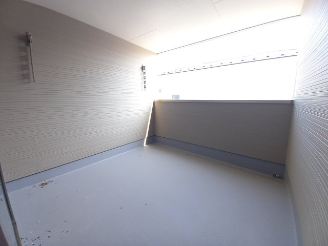 常陸太田市馬場町　3期のバルコニー|広々としたバルコニーです