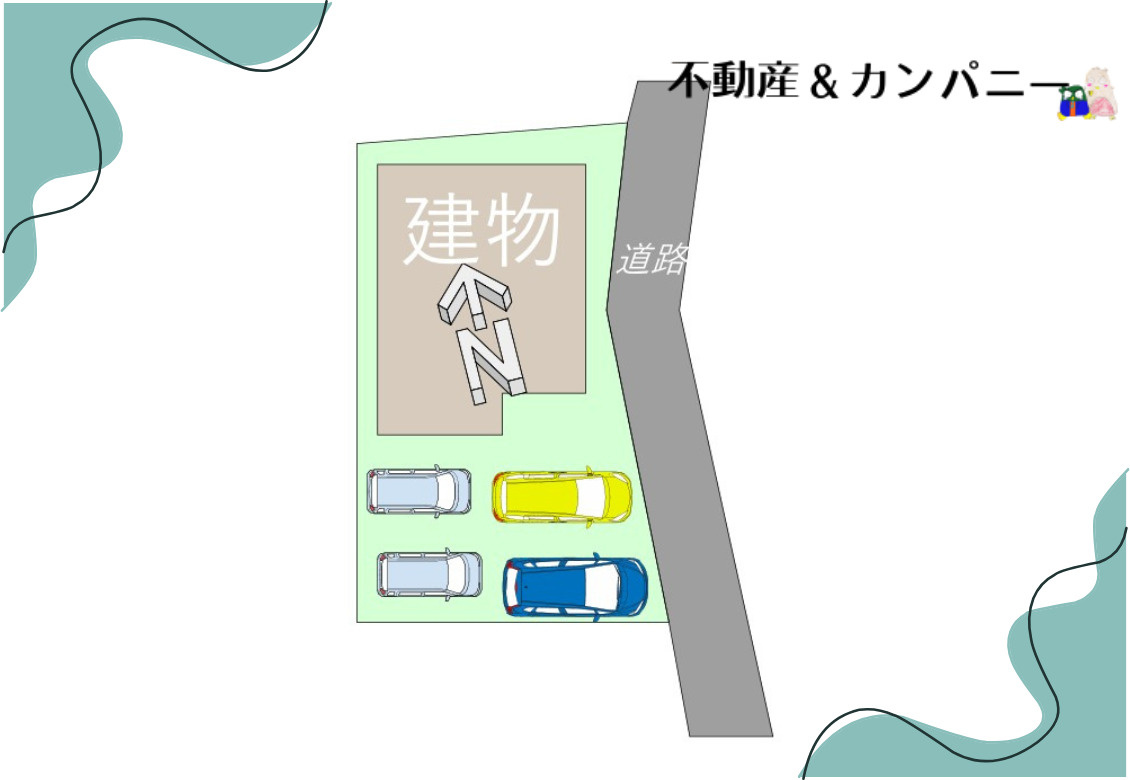堀江町の新築のおうちNo.6　松山市堀江町新築戸建の区画図