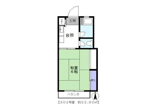 たばこ組合ビルの間取り