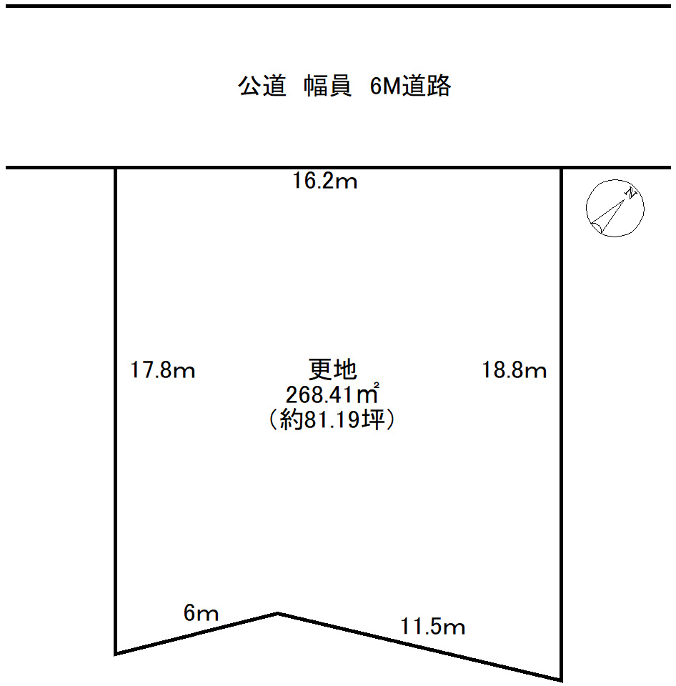 萩原（小鹿台）の土地図