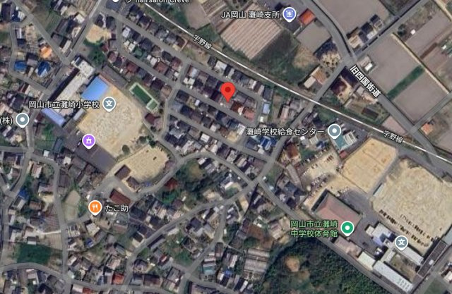 片岡戸建ての前面道路含む現地写真|前面道路含む現地写真です