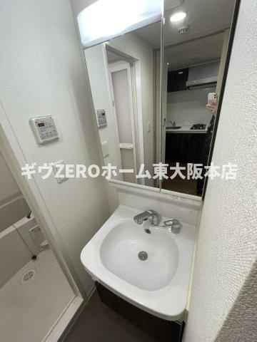 プレデコート北田辺の洗面所