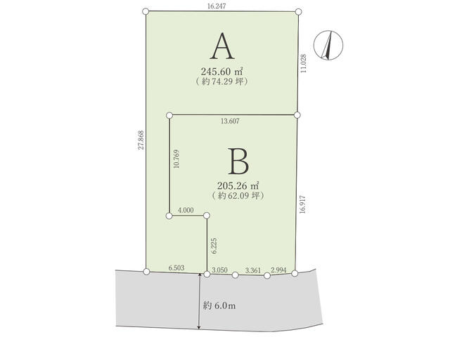 福岡市南区大池１丁目　売り土地【A号地】