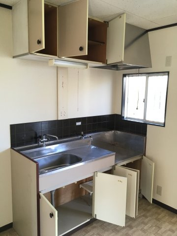 あるゾウパレス松山町Ｂ棟のキッチン|使いやすいキッチンです