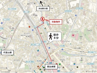 渋谷ＴＨビルの地図
