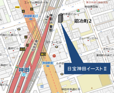 日宝神田イーストⅡの地図