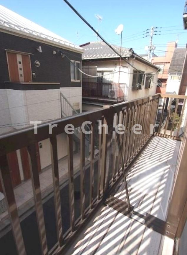 針谷邸のバルコニー