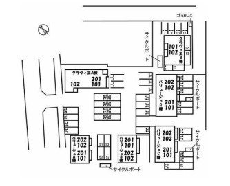 【区画図】 | クラヴィエ B棟