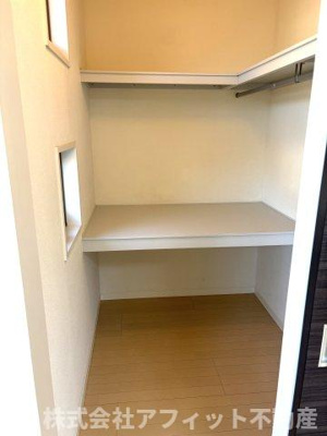 【収納】 | クラヴィエ B棟 | ウォークインクローゼット