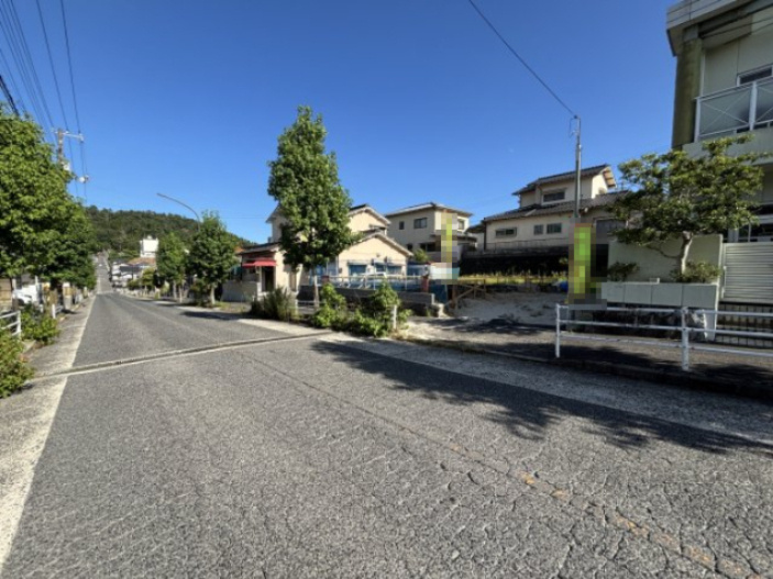 新築戸建　　　あさひが丘6丁目の前面道路含む現地写真