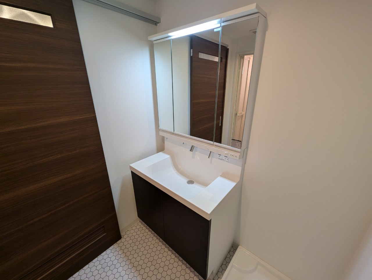 Lumbini桜塚の洗面所