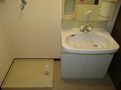 パールグレイスの洗面所