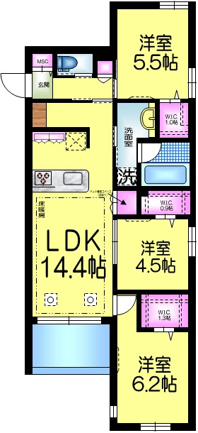 ＮＡＫＡＳＵの間取り|★間取り★