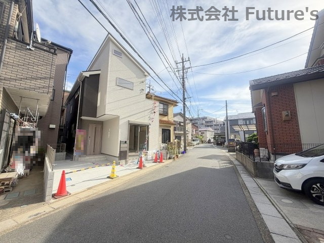 三郷市高州1丁目　新築戸建　全1棟の前面道路含む現地写真|前面道路含む現地写真です。