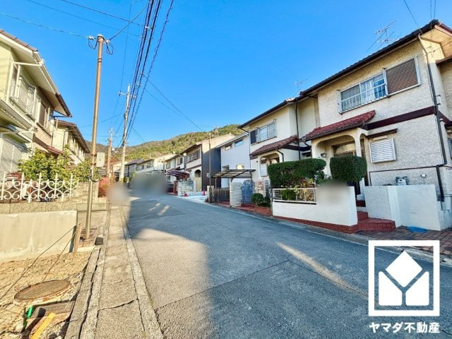 伏見区醍醐柿原町　1期　1号地の前面道路含む現地写真