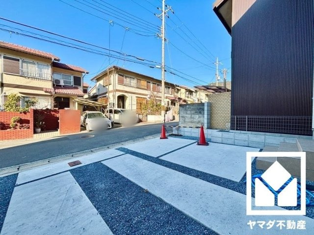 伏見区醍醐柿原町　1期　1号地の駐車場