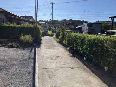【前面道路含む現地写真】 | 中郷町字峯元 土地