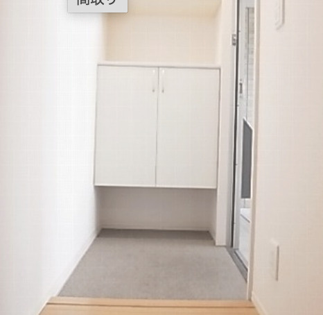 レセーナ　Ａの玄関