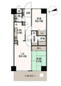 【間取り】 | 2LDK、59.40㎡、13階　最上階　角部屋
